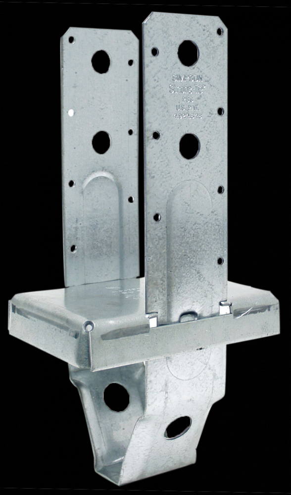 PBS Galvanized Standoff Post Base for 4x6