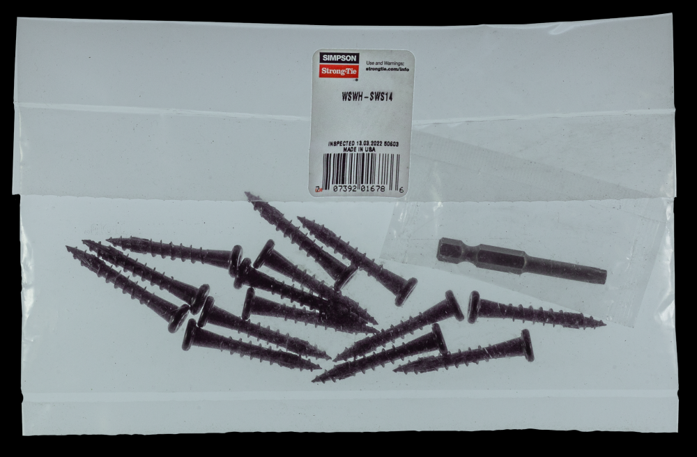 #10 x 1-1/2 in. T25 Screw for Nominal 12-in. Strong-Wall® High-Strength Wood Shearwall (14-Qty)