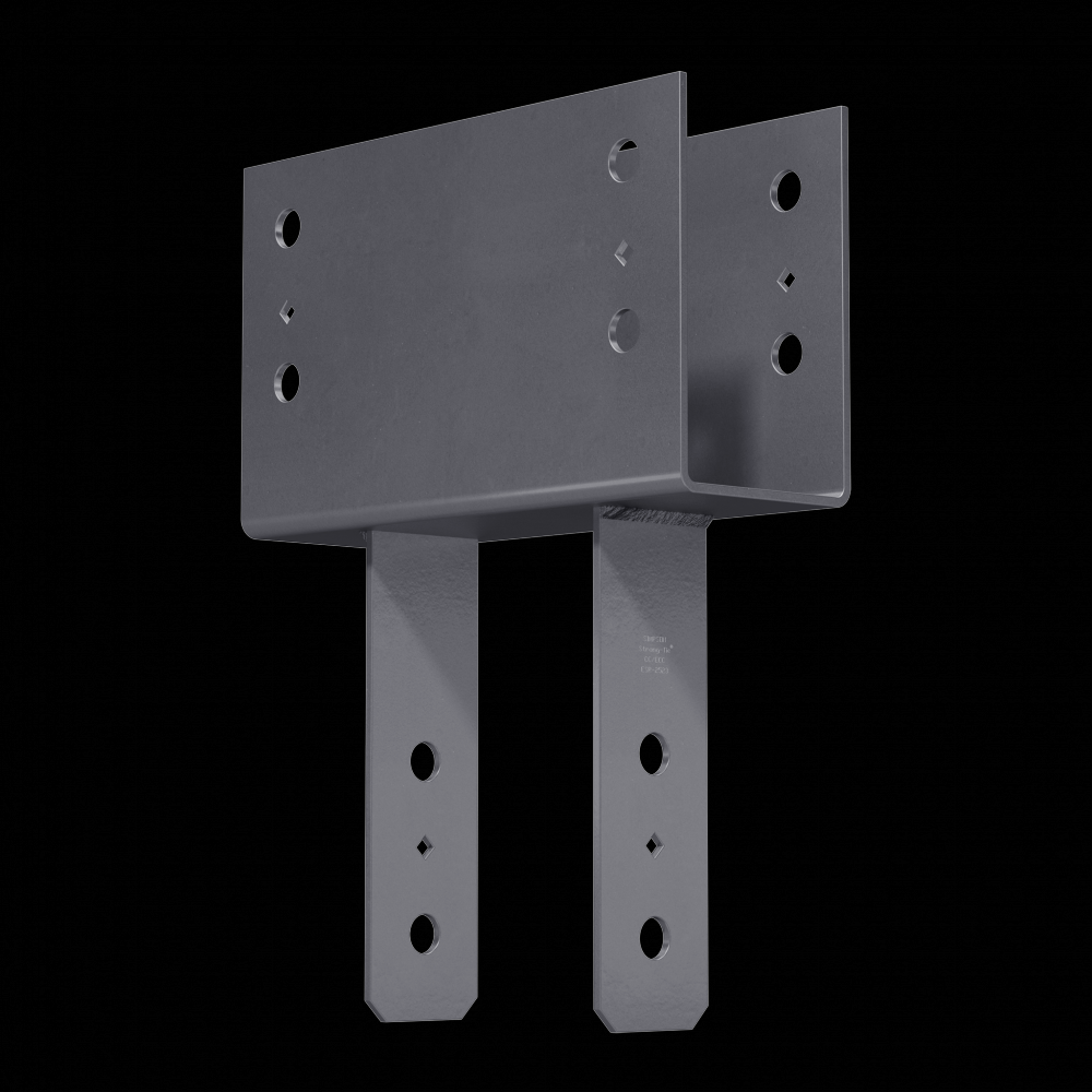 CC Hot-Dip Galvanized Column Cap for 4x Beam, 6x Post