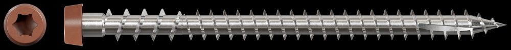 Deck-Drive™ DCU COMPOSITE Screw (Collated) - #10 x 2-3/4 in. Type 316, Red (1000-Qty)