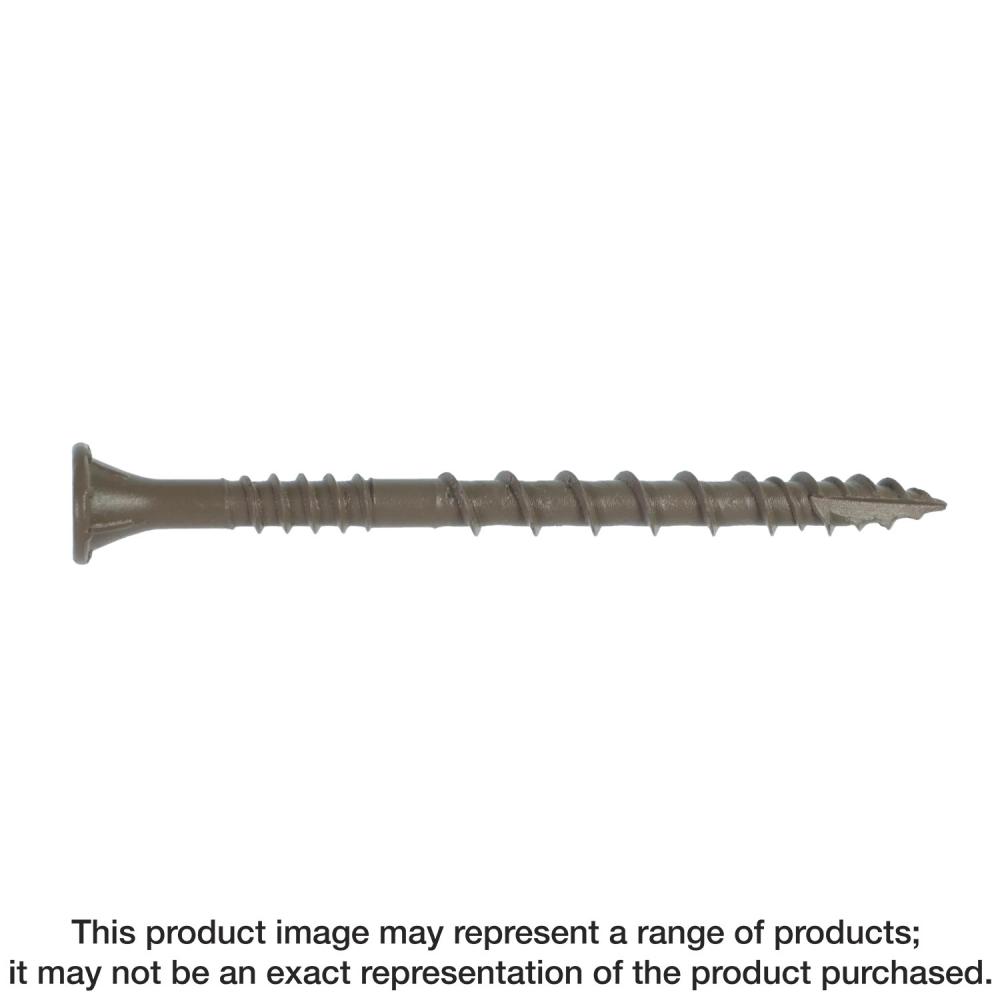 Deck-Drive™ DSV WOOD Screw - #10 x 2-1/2 in. T-25, Flat Head, Quik Guard®, Tan (350-Qty)