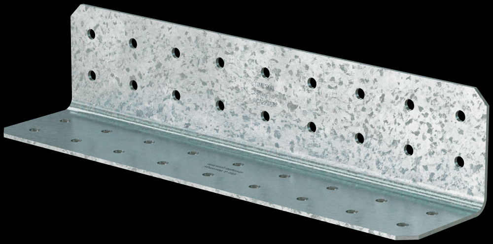 RCA 2 in. x 2 in. x 9 in. 14-Gauge Galvanized Rigid Connector Angle (50-Qty)