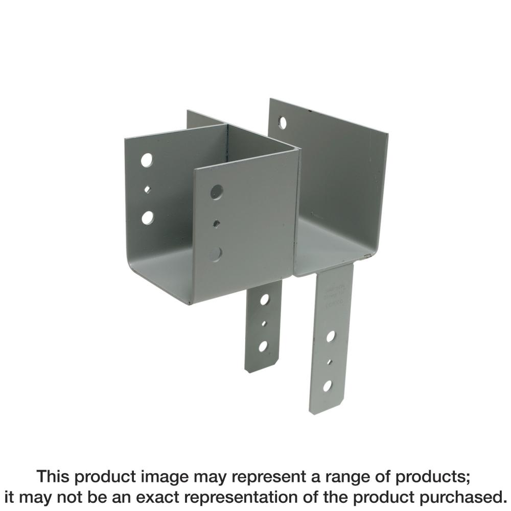 ECCLL L-Shape End Column Cap for 4x Beams, 6x Post, Skewed Right