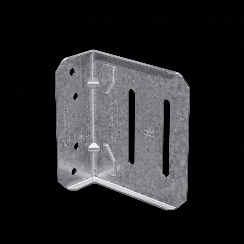 SCB™ 3-1/2 in. 16-Gauge Slide-Clip Connector w/ Screws (25-Qty)