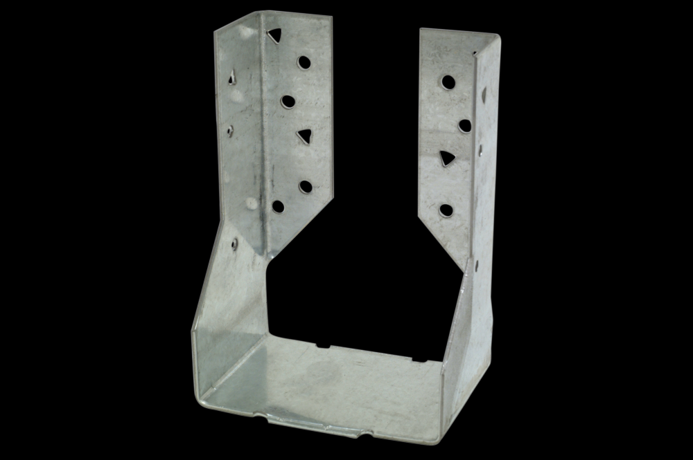 HUC ZMAX® Galvanized Face-Mount Concealed-Flange Joist Hanger for 4x6