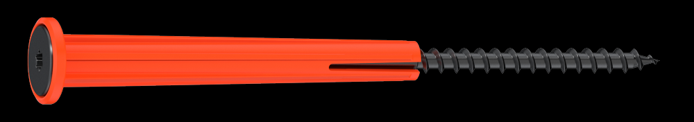 Strong-Drive® SDPW™ DEFLECTOR Screw - 0.140 in. x 5 in. T25, 6-Lobe, E-coat® (500-Qty)