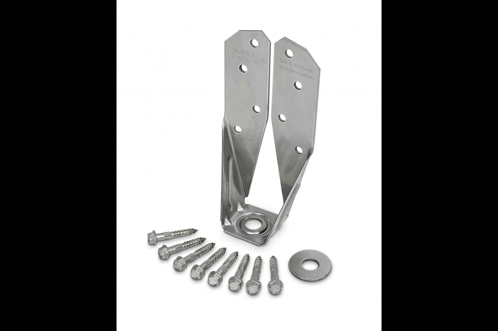 DTT™ Stainless-Steel Deck Tension Tie for 2x with 2-1/2 in. SDS Screws