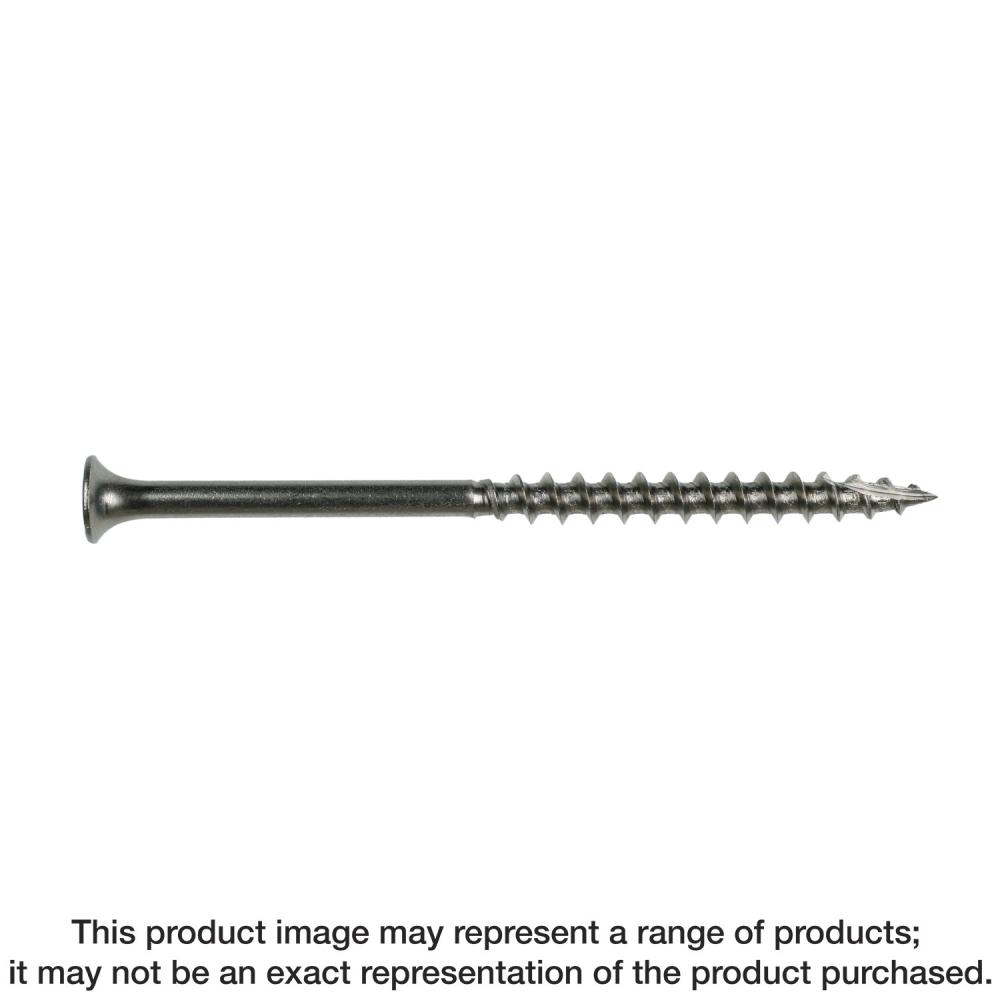 Bugle-Head Wood Screw, Square Drive — #8 x 2 in. #2 Square, Type 305 (1 lb.)