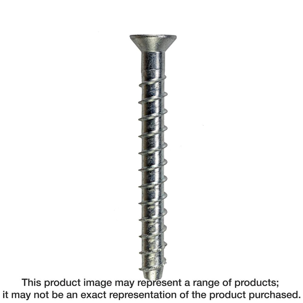 Titen HD® 1/4 in. x 4-1/2 in. Zinc-Plated Countersunk Head Heavy-Duty Screw Anchor (50-Qty)