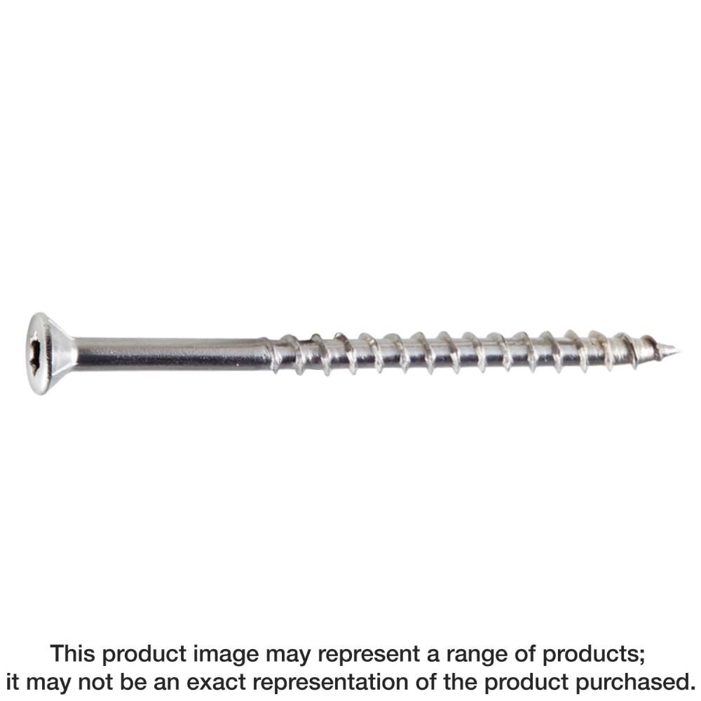 Strong-Drive® DWP WOOD SS Screw - #14 x 4 in. T-27, Flat Head, Type 316 (1 lb.)