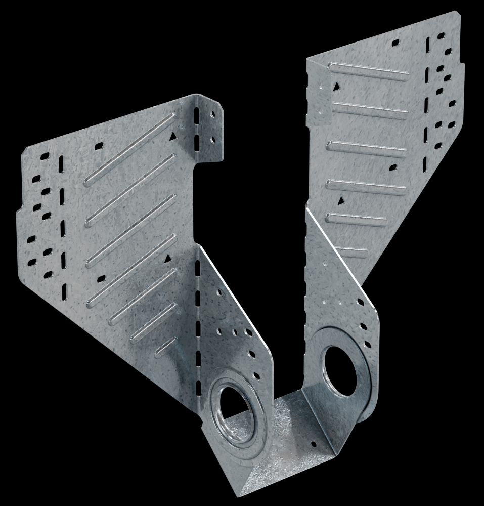 LSSR™ Light Field-Adjustable Rafter Hanger for Double 2x