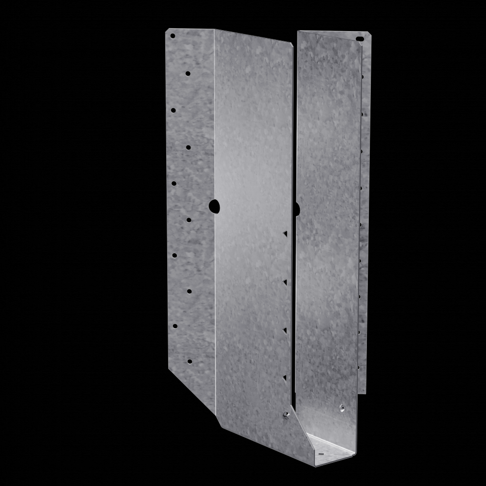 SUR Galvanized Joist Hanger for 1-3/4 in. x 14 in. Engineered Wood, Skewed Right