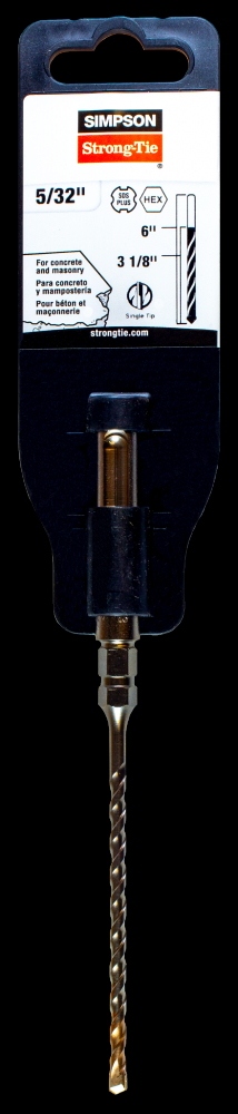 5/32 in. x 6 in. SDS-plus® Titen® Screw Drill Bit/Driver