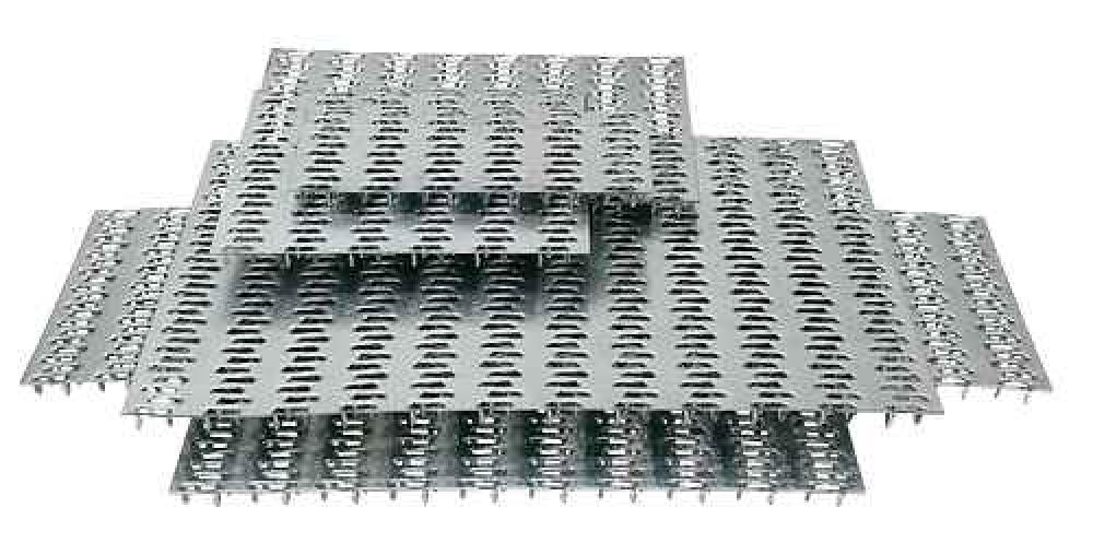 AS-18HS 5 in. x 12 in. 18-Gauge Galvanized, G90 Truss Plate (56-Qty)
