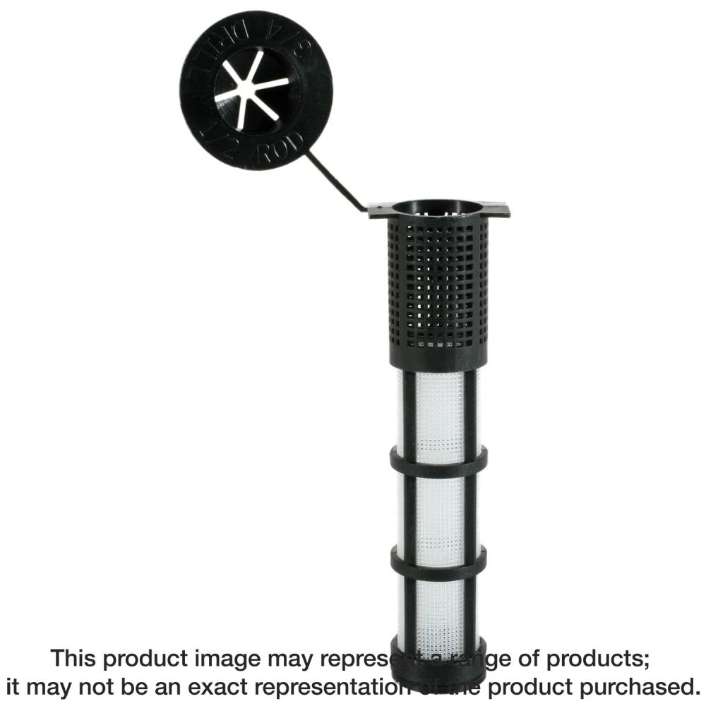 Opti-Mesh 3-1/2 in. Acrylic Adhesive Plastic Screen Tube for 3/8 in. Rod for AT-XP