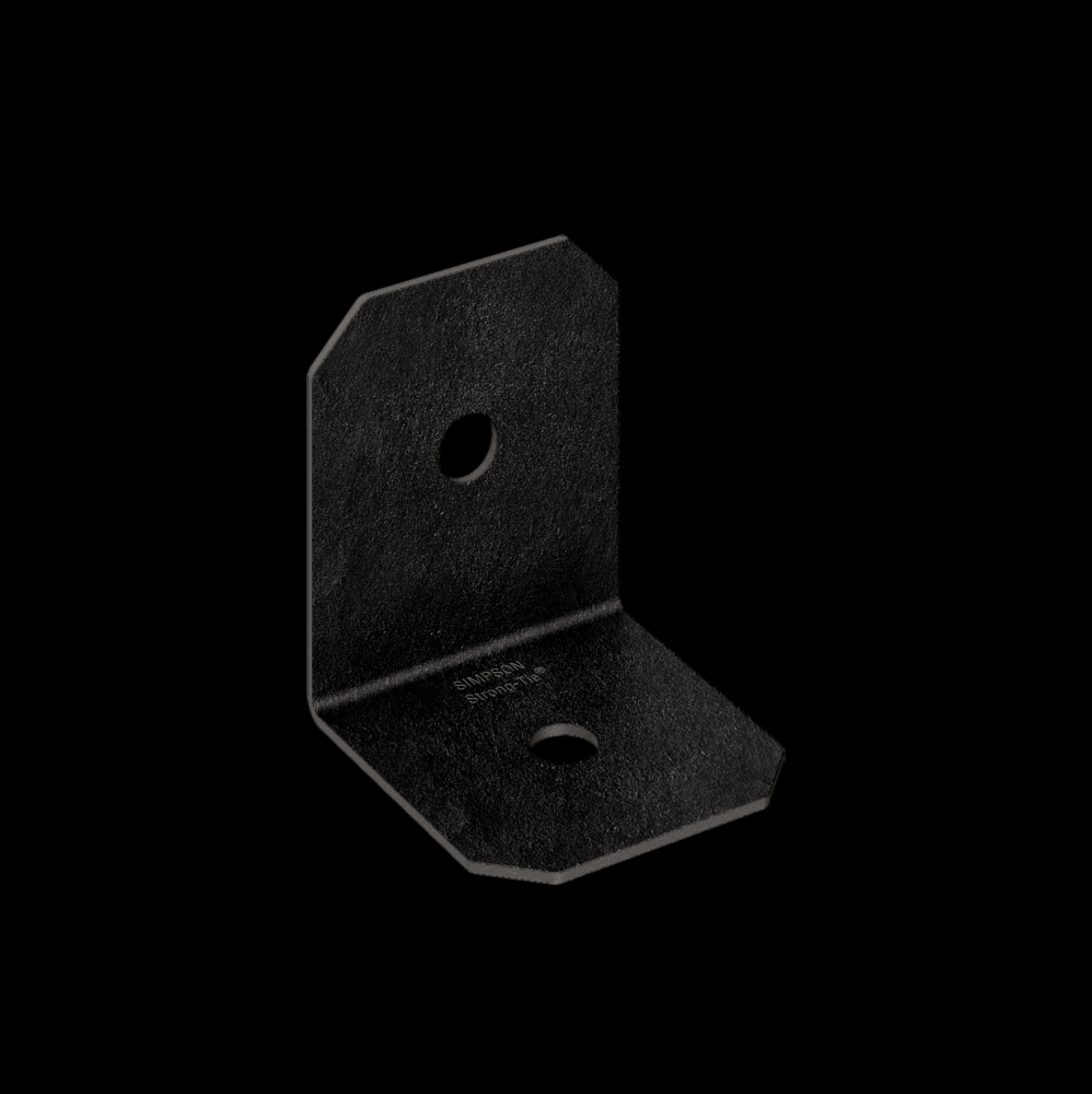 Outdoor Accents® Avant Collection™ ZMAX®, Black Powder-Coated 90° Angle for 4x