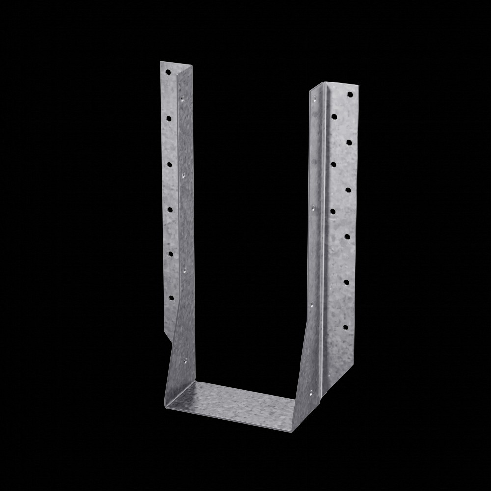 HU Galvanized Face-Mount Joist Hanger for Double 3x14