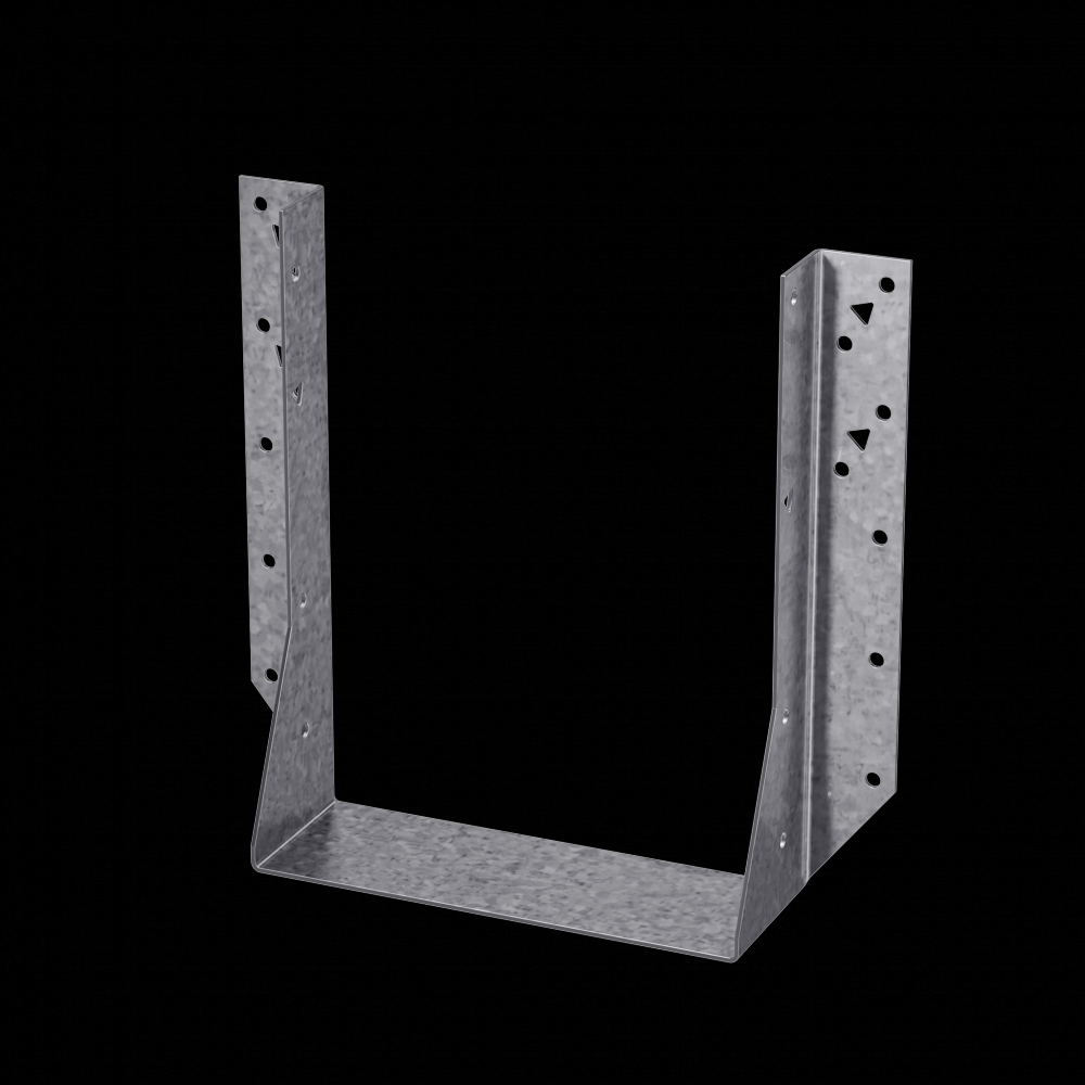 HU Galvanized Face-Mount Joist Hanger for Double 4x10