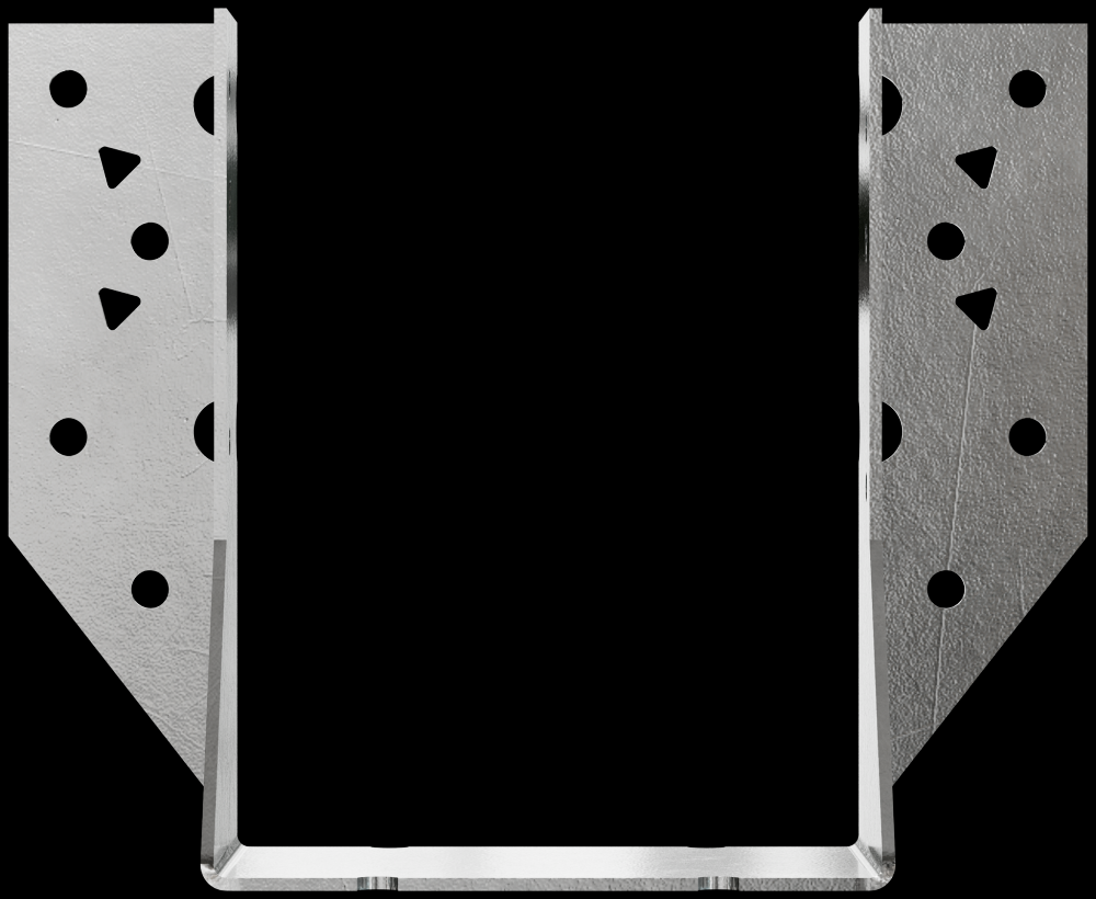 HU Stainless-Steel Face-Mount Joist Hanger for 4x6