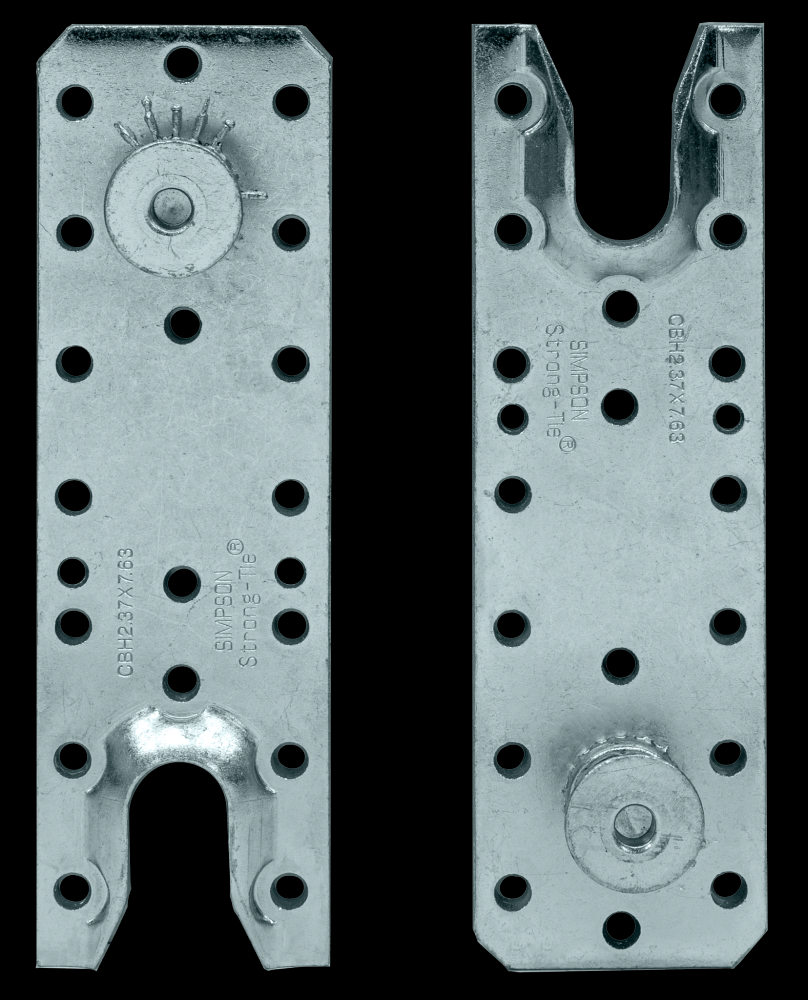 CBH 2-3/8 in. x 7-5/8 in. HDG Joist to Beam or Column Concealed Hanger