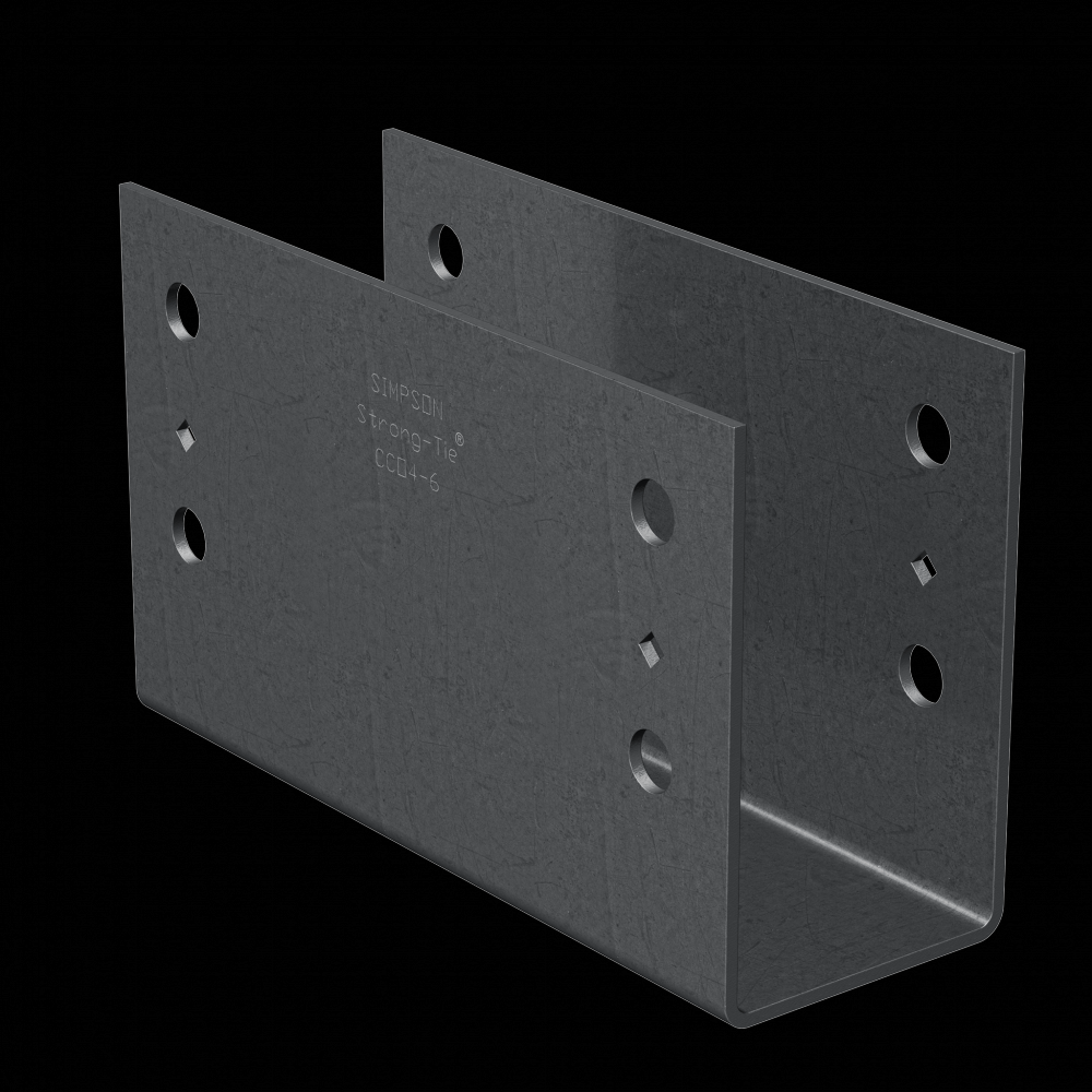 CCO Column Cap (No Straps) for 4x Beam, 6-1/2 in. Height