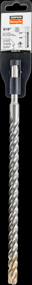9/16 in. x 12 in. SDS-plus® Shank Solid-Tip Carbide Drill Bit