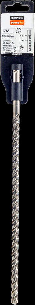 3/8 in. x 12-1/4 in. SDS-plus® Shank Solid-Tip Carbide Drill Bit