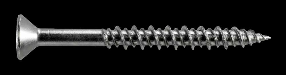 Marine Screw, Flat Head - #10 x 2 in. #2 Phillips Drive, Type 316 (1000-Qty)