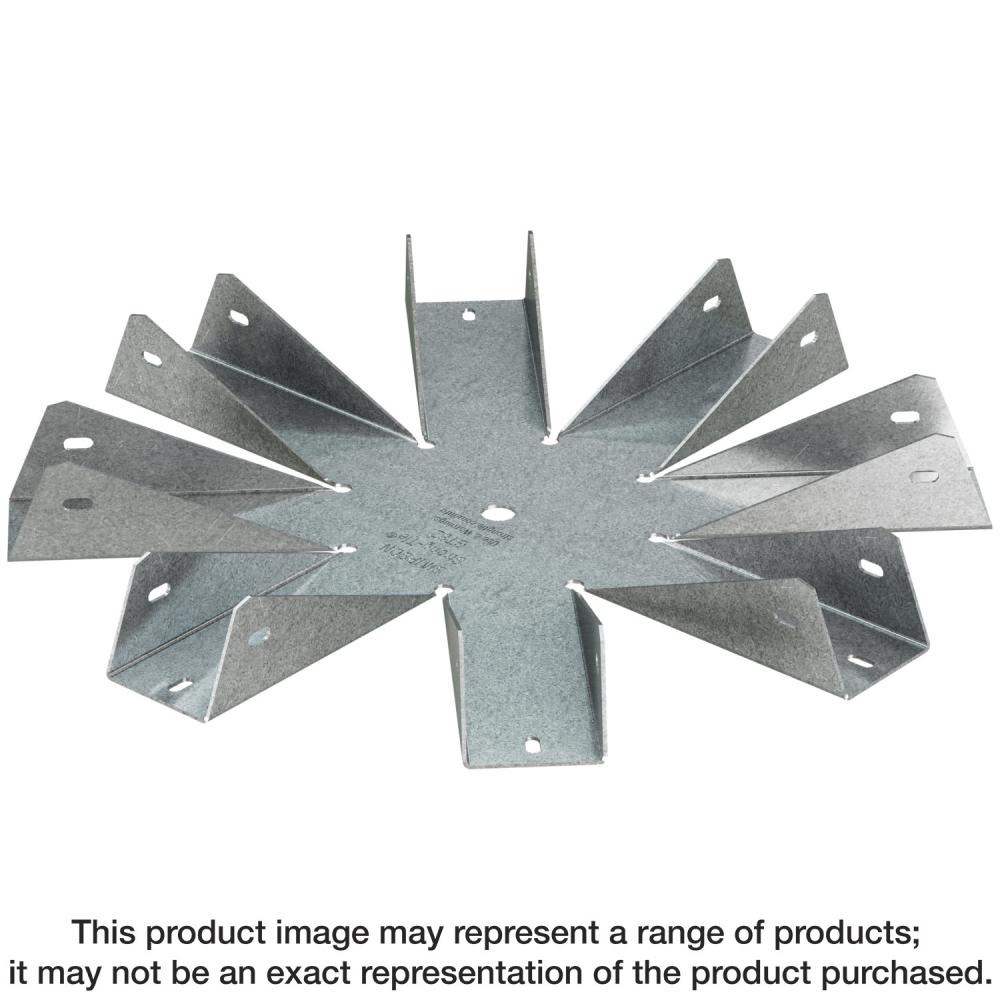 GT ZMAX® Galvanized 18-Gauge Gazebo Tie for 8-2x Rafters, Center