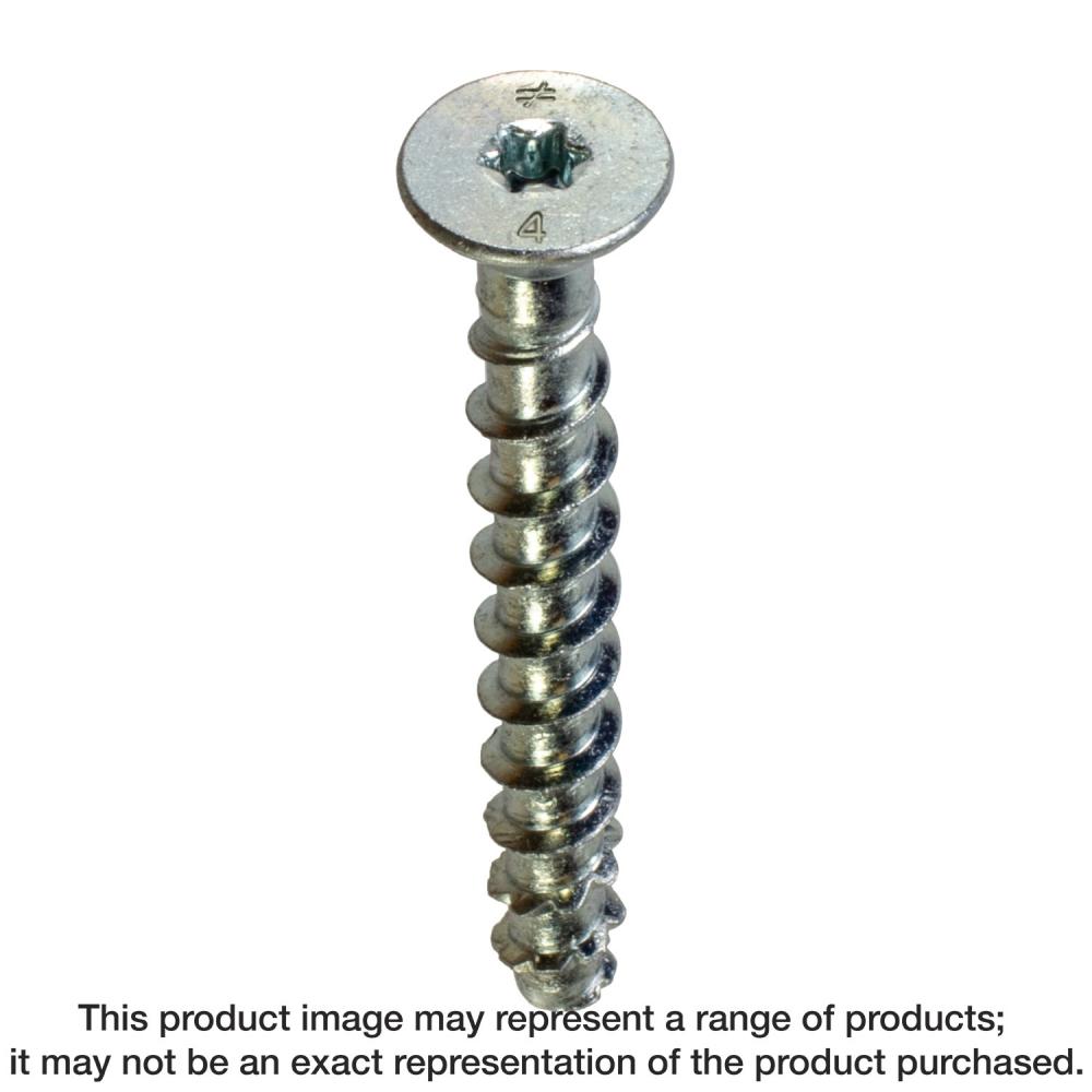 Titen HD® 1/4 in. x 3-1/2 in. Zinc-Plated Countersunk Head Heavy-Duty Screw Anchor (50-Qty)
