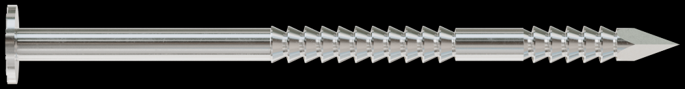 15° Wire Coil, Full Round Head, Ring-Shank Decking/Framing Nail - 2 in. x .099 in. Type 304 (3600-Qt