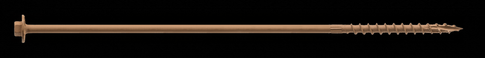 Strong-Drive® SDWH™ TIMBER-HEX Screw - 0.195 in. x 10 in. 5/16 Hex, DB Coating (250-Qty)