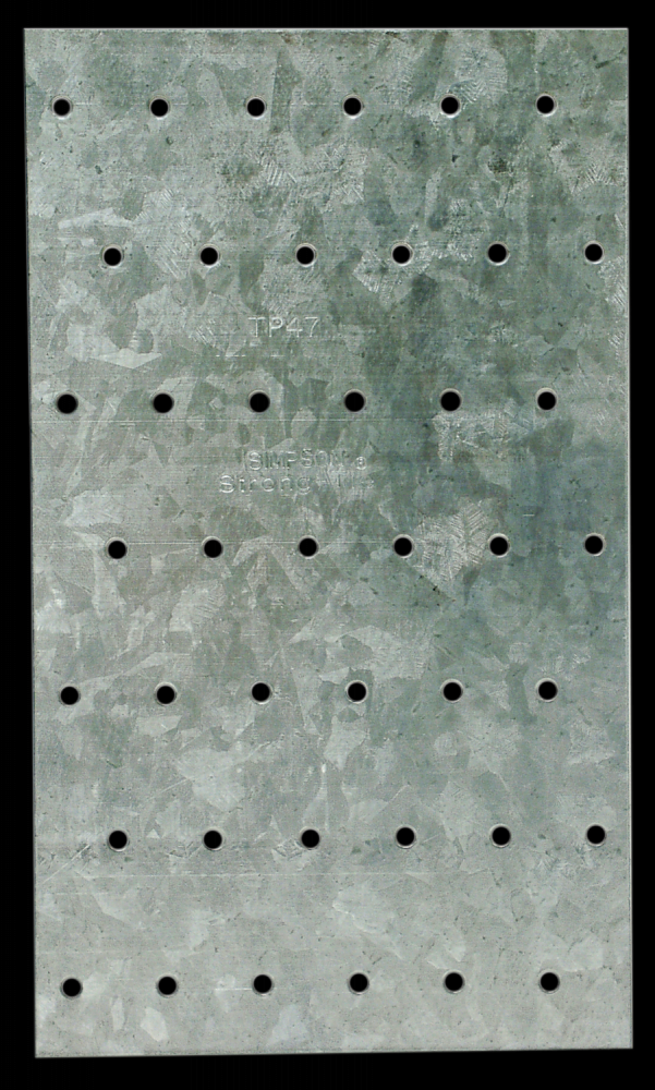 TP 4-1/8 in. x 7 in. 20-Gauge Galvanized Tie Plate