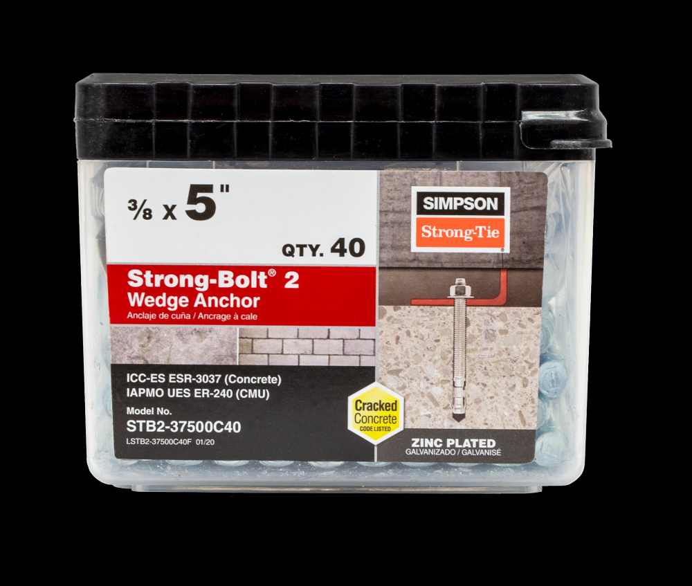 Strong-Bolt® 2 - 3/8 in. x 5 in. Wedge Anchor (50-Qty)