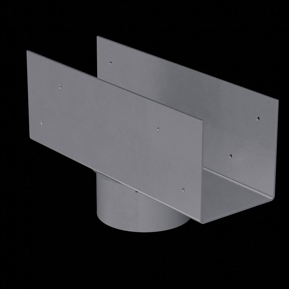 LCC 3-5/8 in. Column Cap for 3-1/2 in. Outside Diameter Lally Column