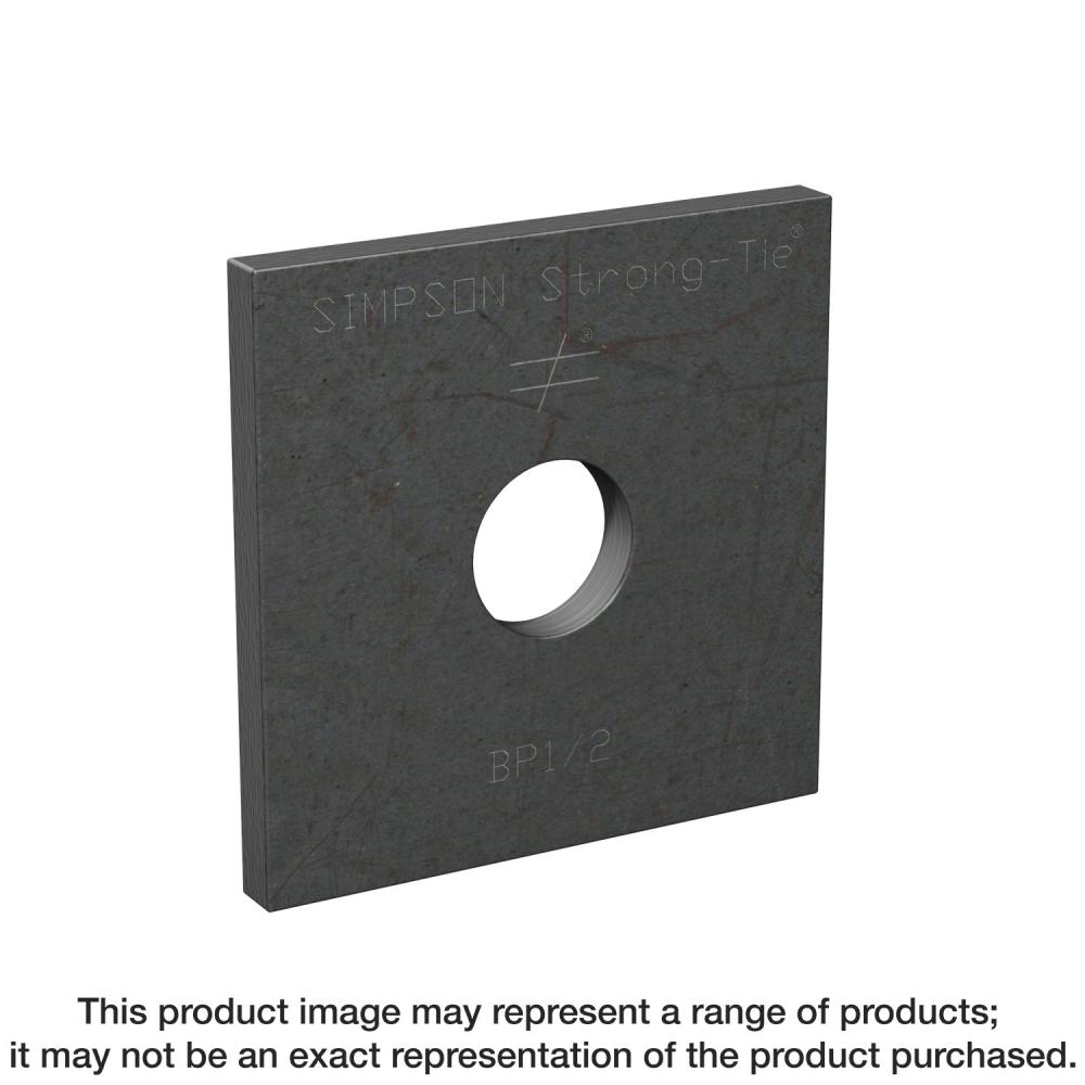 BP 2-3/4 in. x 2-3/4 in. Bearing Plate with 3/4 in. Bolt Dia.