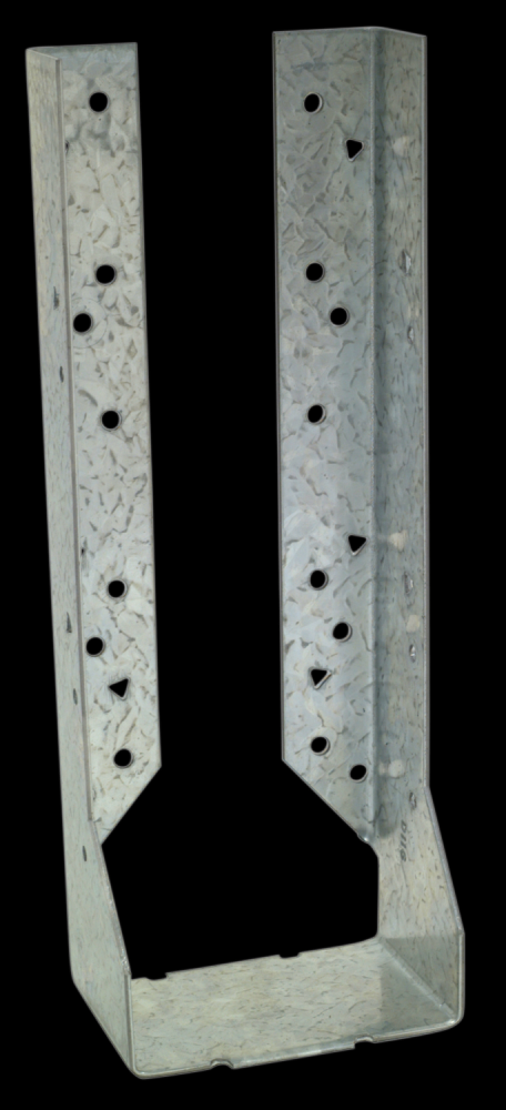 HUC ZMAX® Galvanized Face-Mount Concealed-Flange Joist Hanger for 4x12