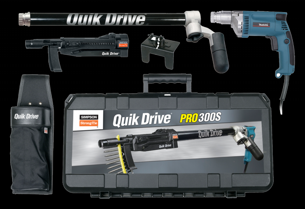 Quik Drive® PRO300S Decking System w/ Makita® 2500 RPM Screwdriver Motor