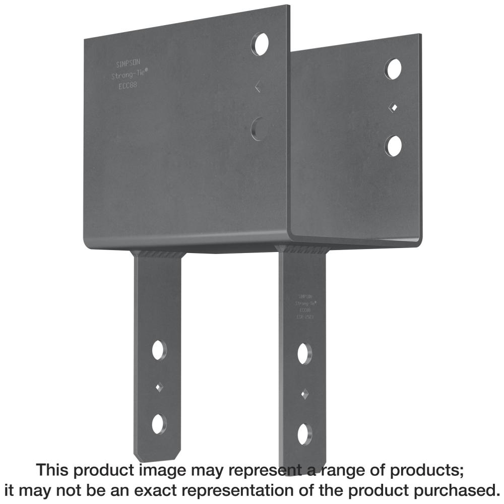 ECC End Column Cap for 3-1/8 in. Beam, 6x Post