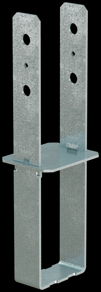 CB Galvanized Column Base for 4x4 Rough