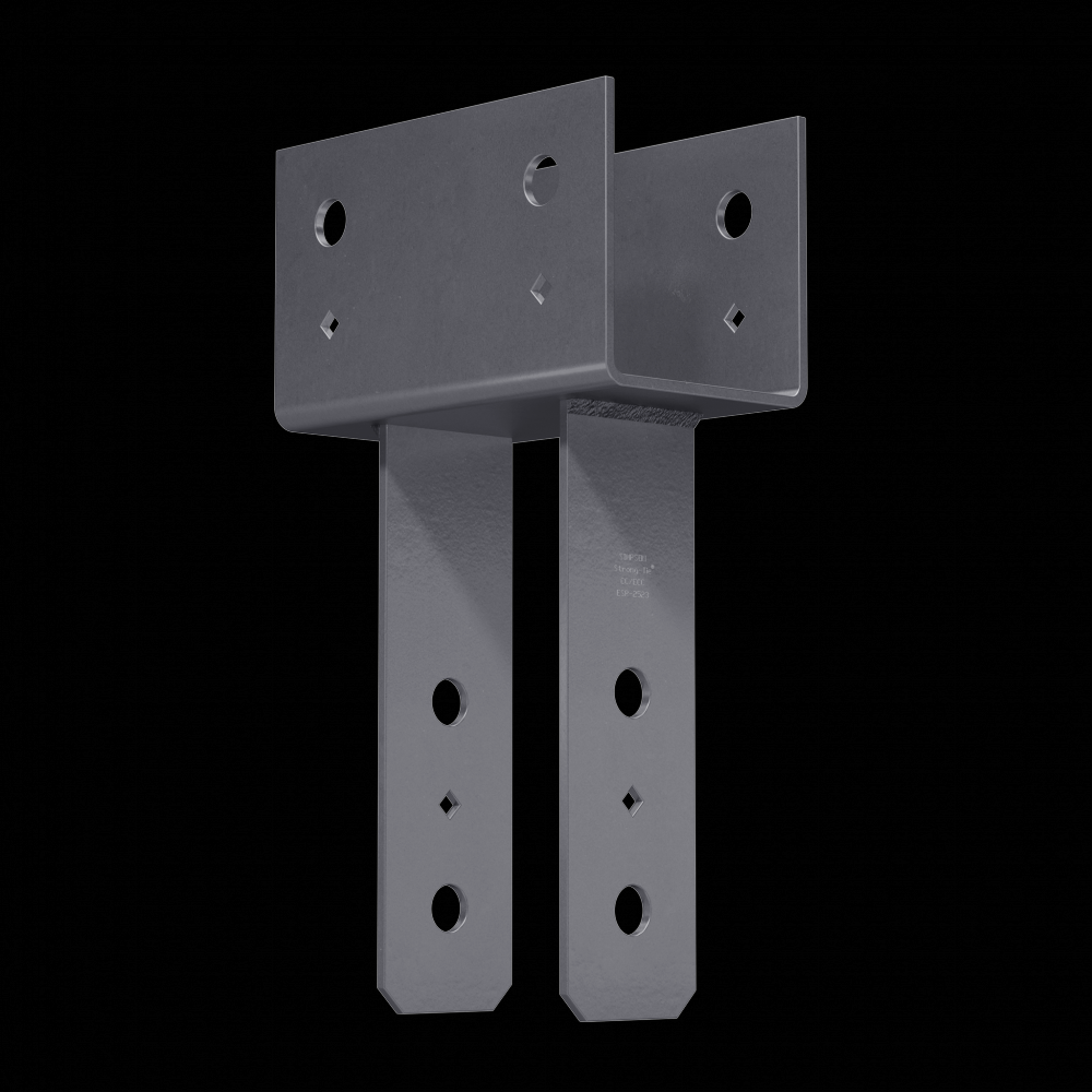 CC Hot-Dip Galvanized Column Cap for 4x Beam, 4x Post