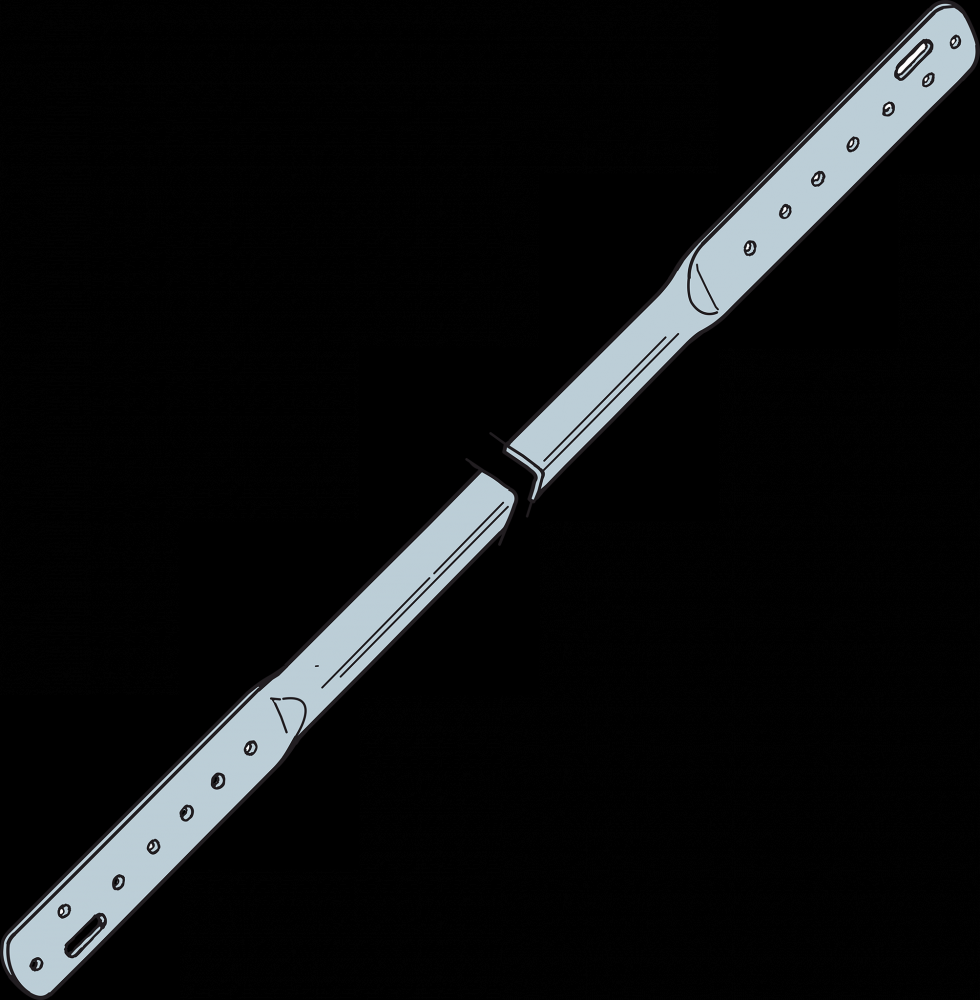 TB 27 in. 20-Gauge Galvanized Tension Bridging