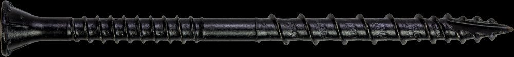 Deck-Drive™ DSV WOOD Screw — #10 x 3 in. T25, Flat Head, Quik Guard®, Black (210-Qty)