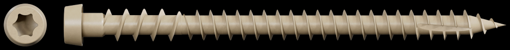 Deck-Drive™ DCU COMPOSITE Screw (Collated) - #10 x 2-3/4 in. Quik Guard® Tan 02 (1000-Qty)
