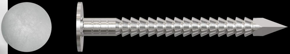 Roofing Nail, Annular Ring Shank - 1-1/2 in. x .131 in. Type 304 Stainless Steel (1 lb.)