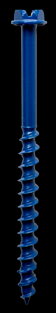 Titen Turbo™ - 3/16 in. x 2-3/4 in. Hex-Head Concrete and Masonry Screw, Blue (75-Qty)