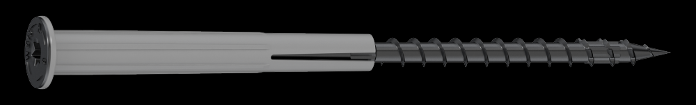Strong-Drive® SDPW™ DEFLECTOR Screw - 0.195 in. x 6 in. T40, 6-Lobe, E-coat® (400-Qty)