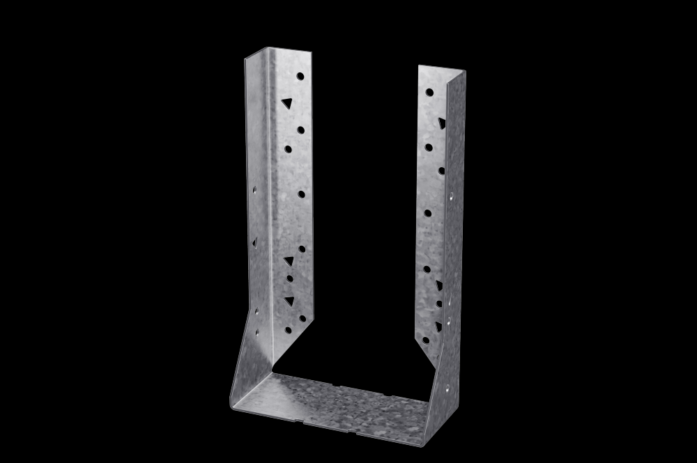 HUC ZMAX® Galvanized Face-Mount Concealed-Flange Joist Hanger for 6x12