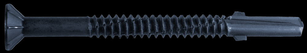 Strong-Drive® TF WOOD-TO-STEEL Screw (Collated) - #14 x 3 in. T30 Black Phos. (750-Qty)