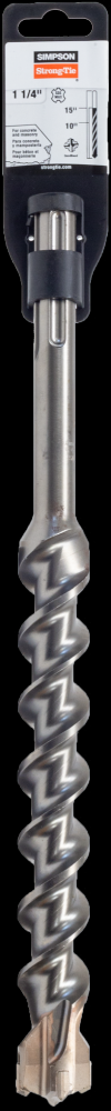 1-1/4 in. x 15 in. SDS-max® Shank Quad-Head Drill Bit